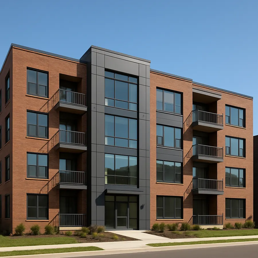 Multi-Family Block, Six Units